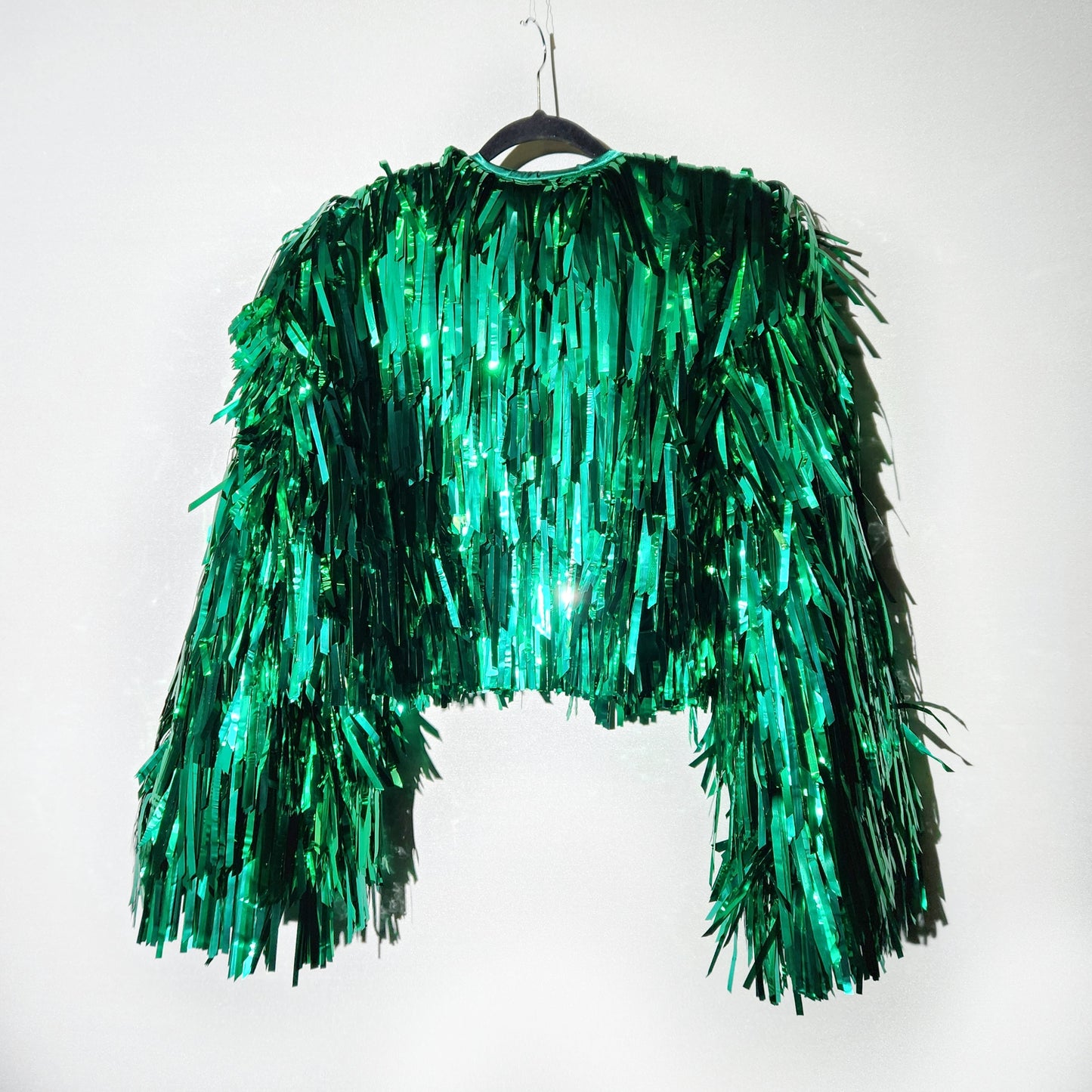 Metallic Green Tinsel Jacket