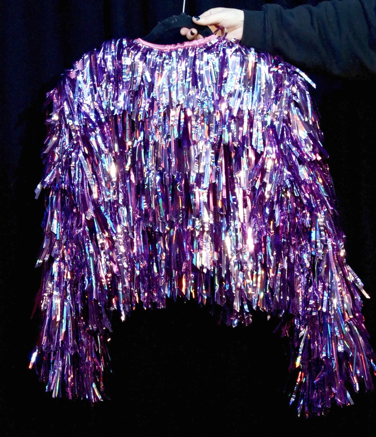 Pink Rainbow Tinsel Jacket
