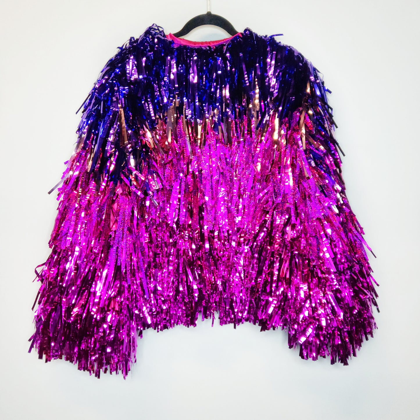 Purple & Pink Thickest Ombre Tinsel Jacket