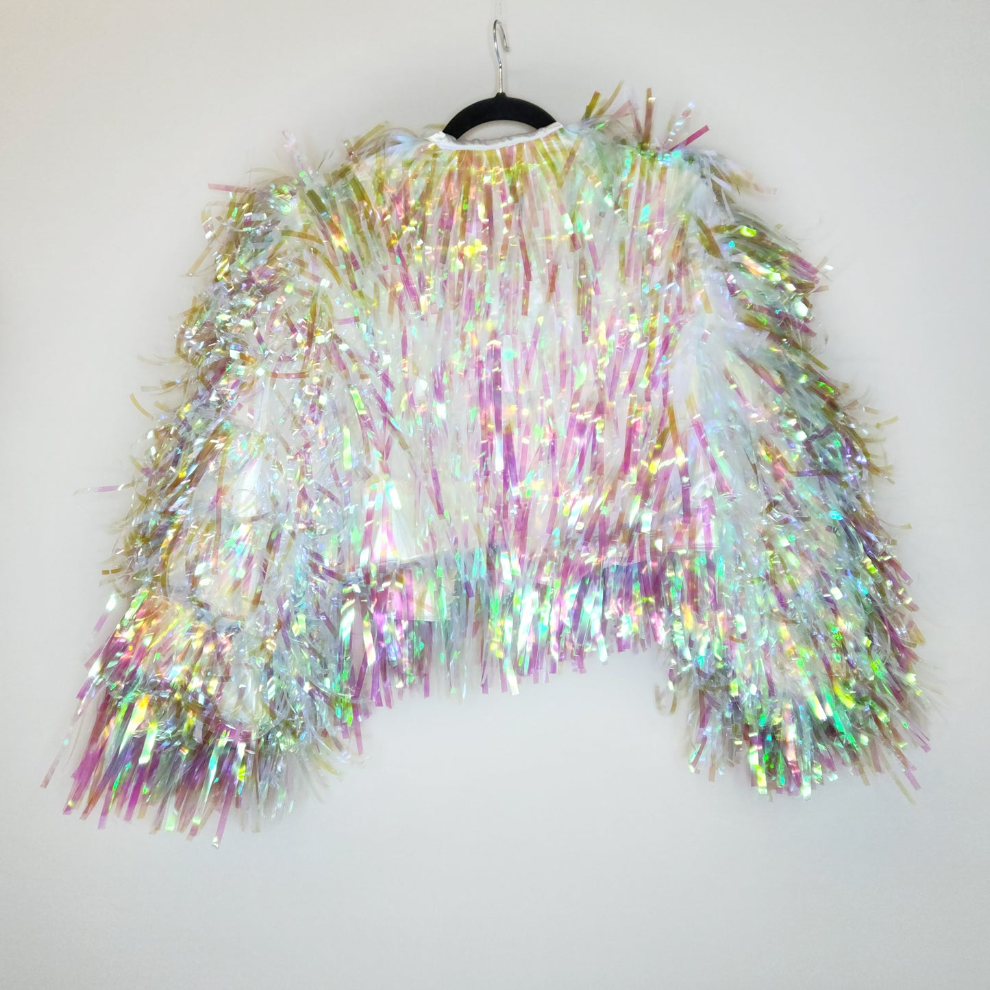 Pink & Green Translucent Tinsel Jacket