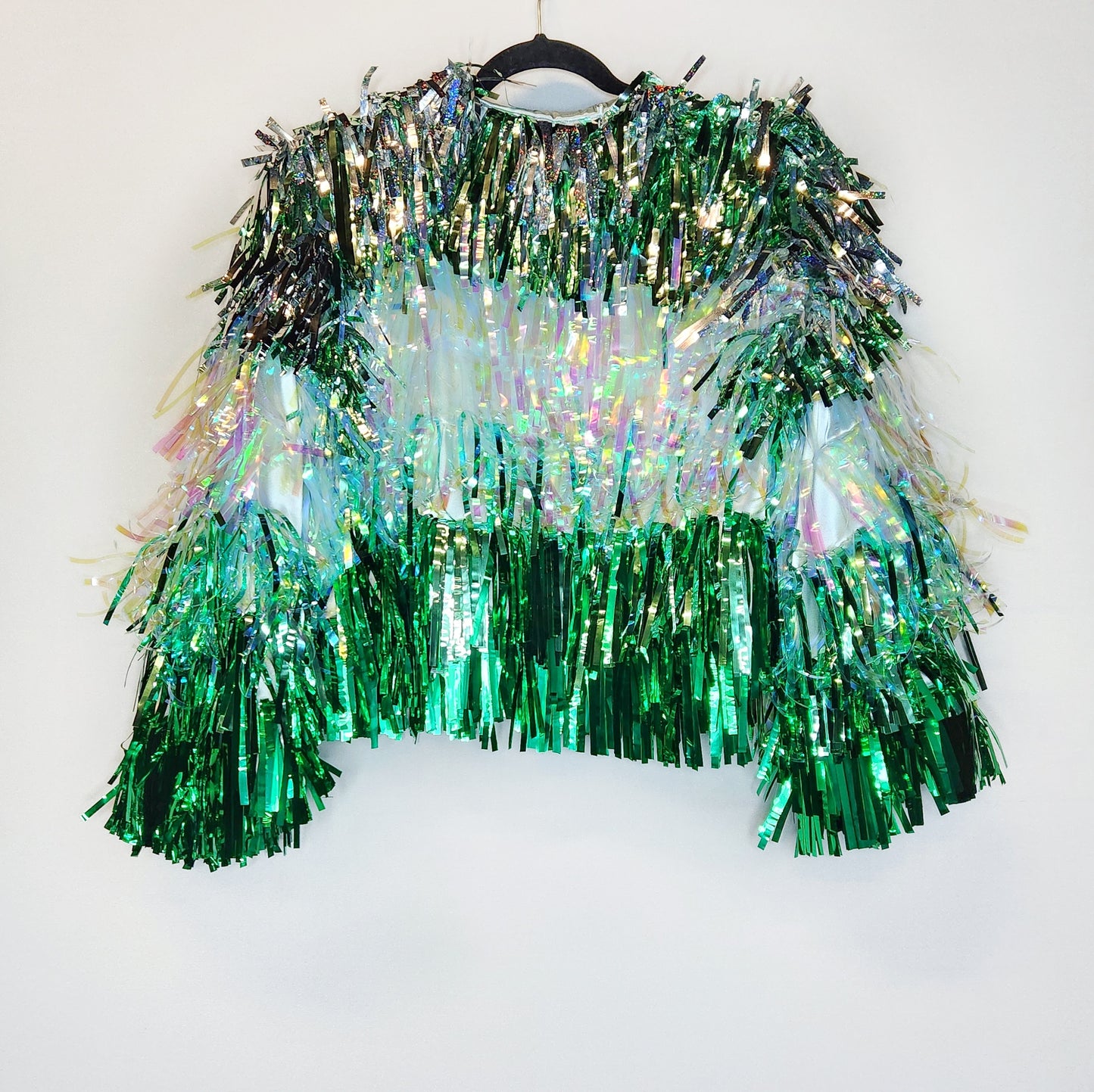 Minty Greens Tinsel Jacket