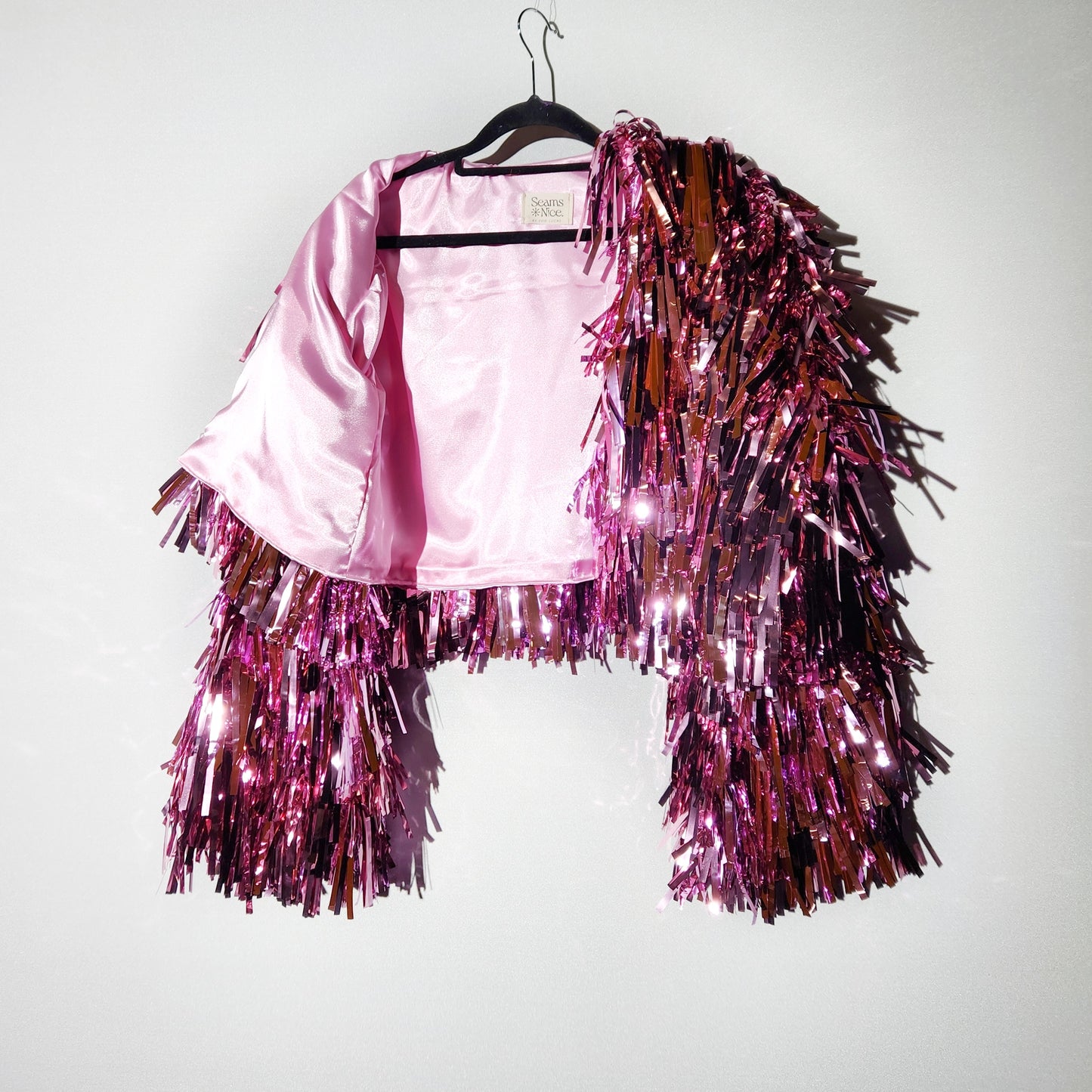 Light Pink Tinsel Jacket