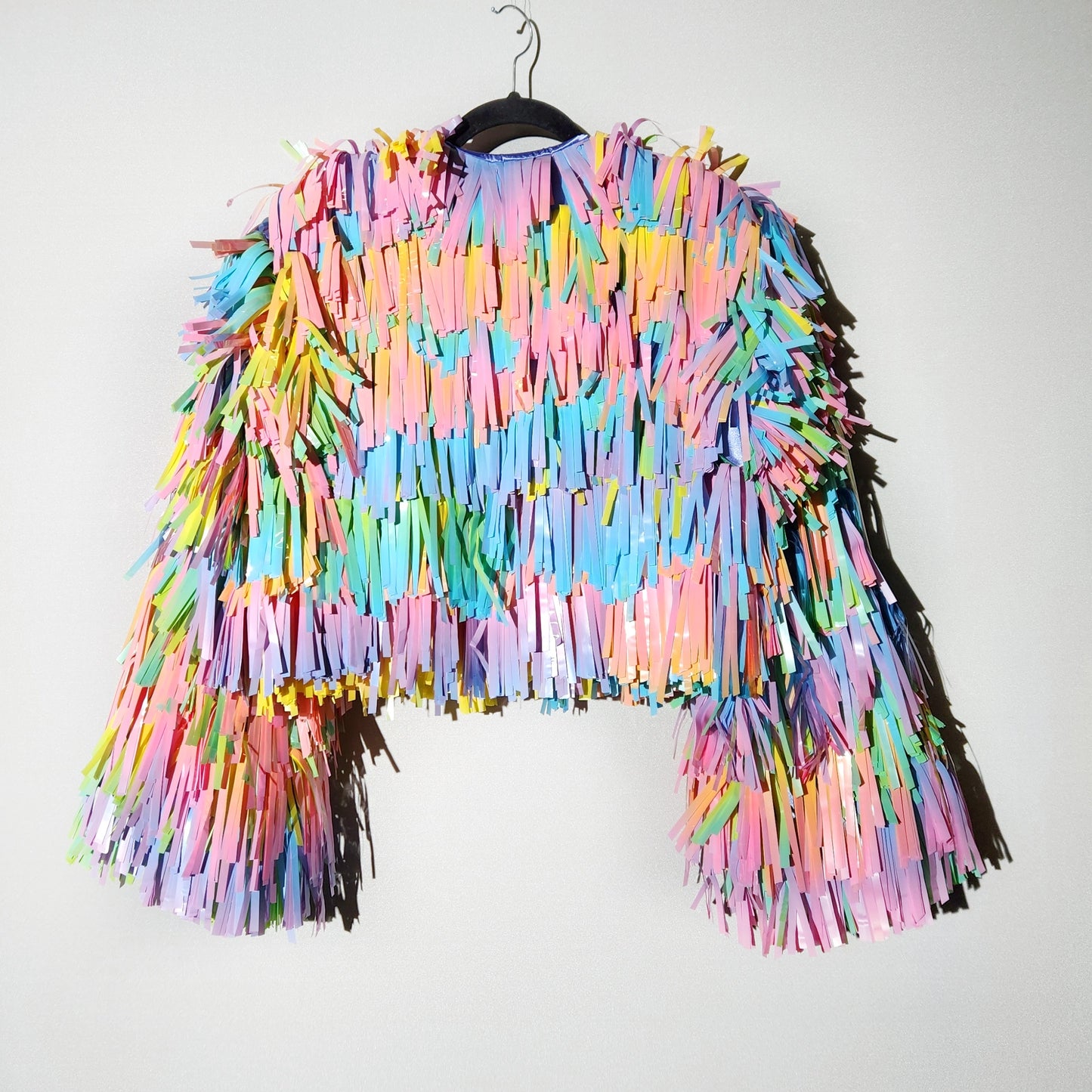 Pastel Rainbow Tinsel Jacket