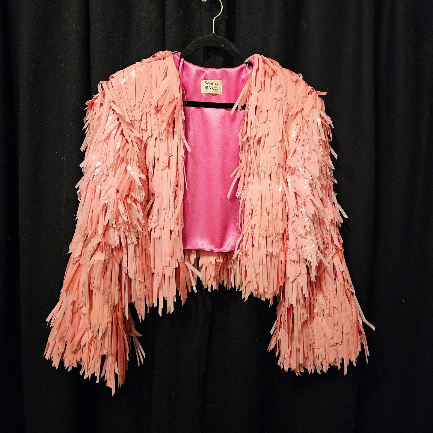 Light Pink Tinsel Jacket