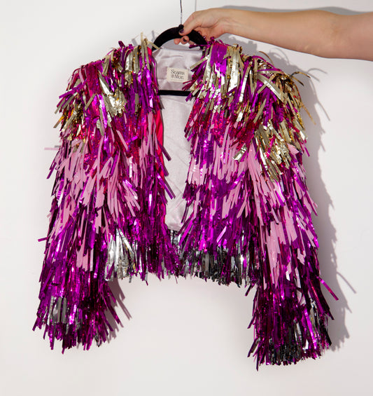 Mixed Pink Tinsel Jacket