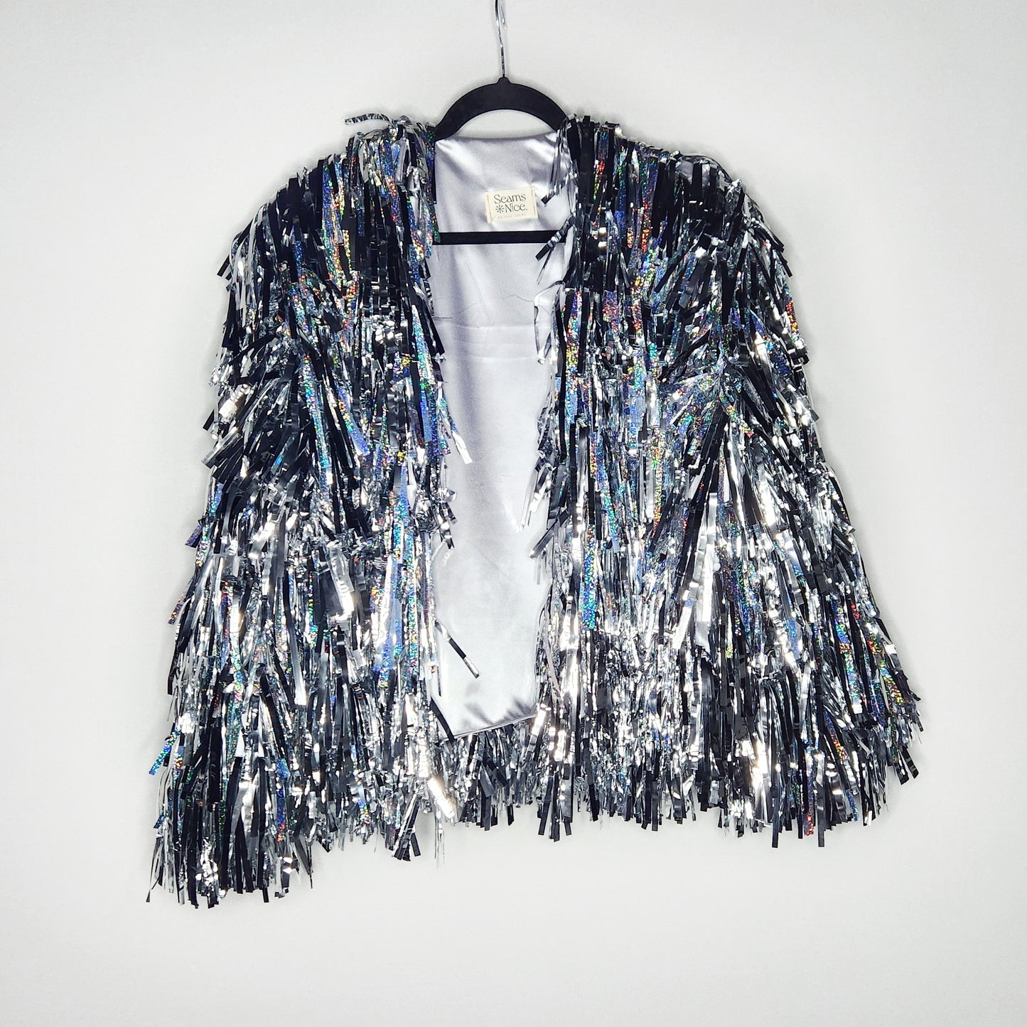 Silver & Glitter Tinsel Jacket