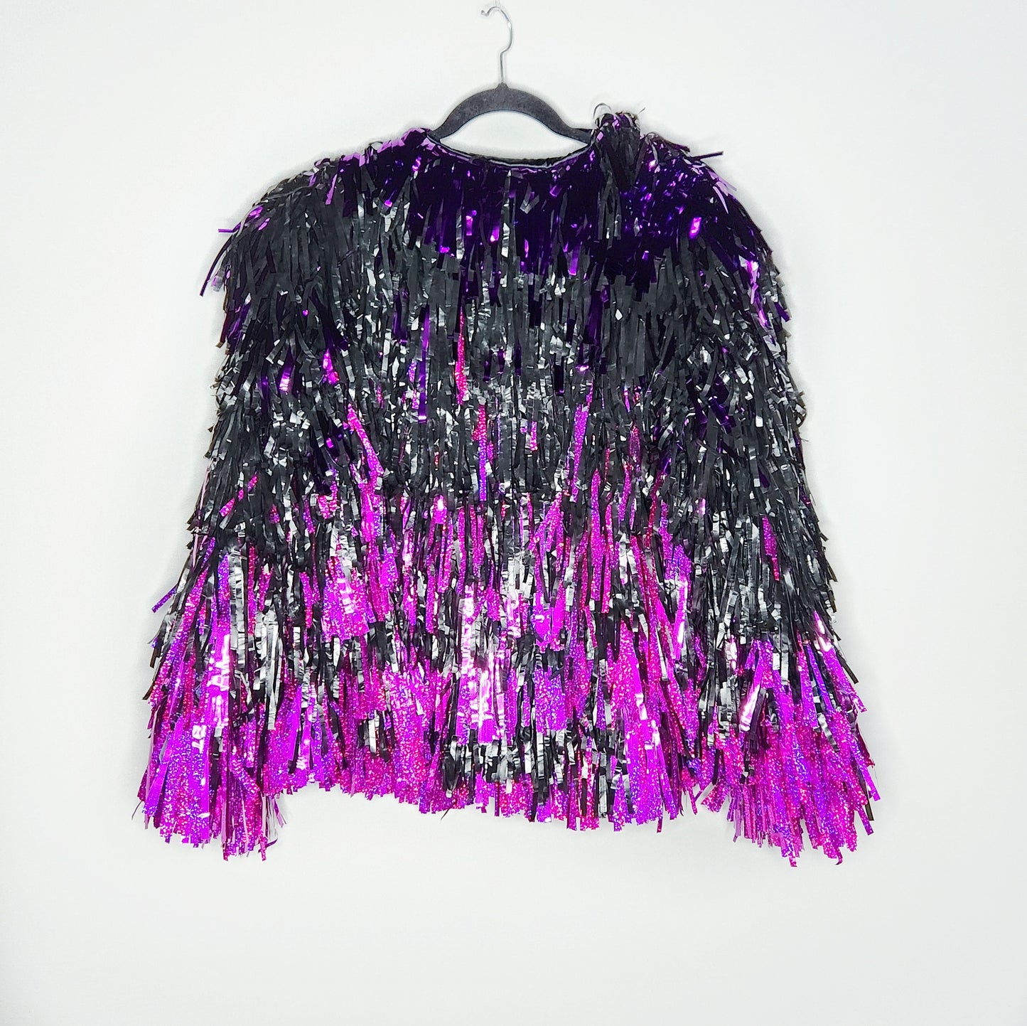 Black, Pink & Purple Tinsel Jacket