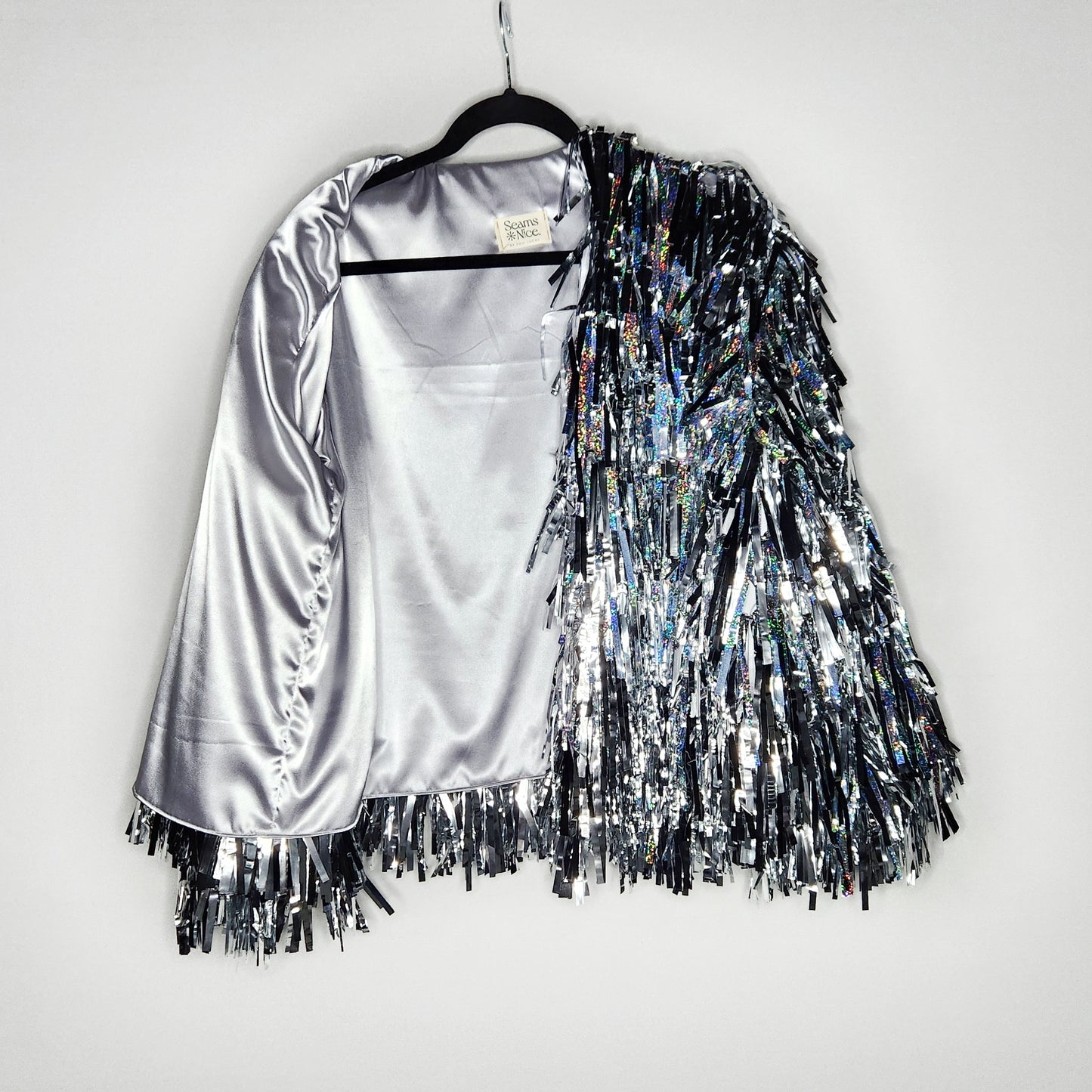 Silver & Glitter Tinsel Jacket