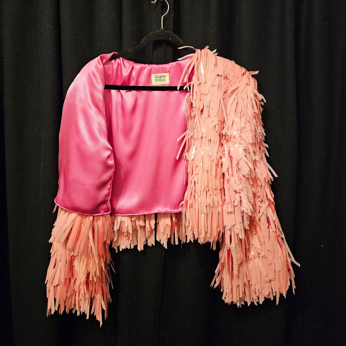 Light Pink Tinsel Jacket