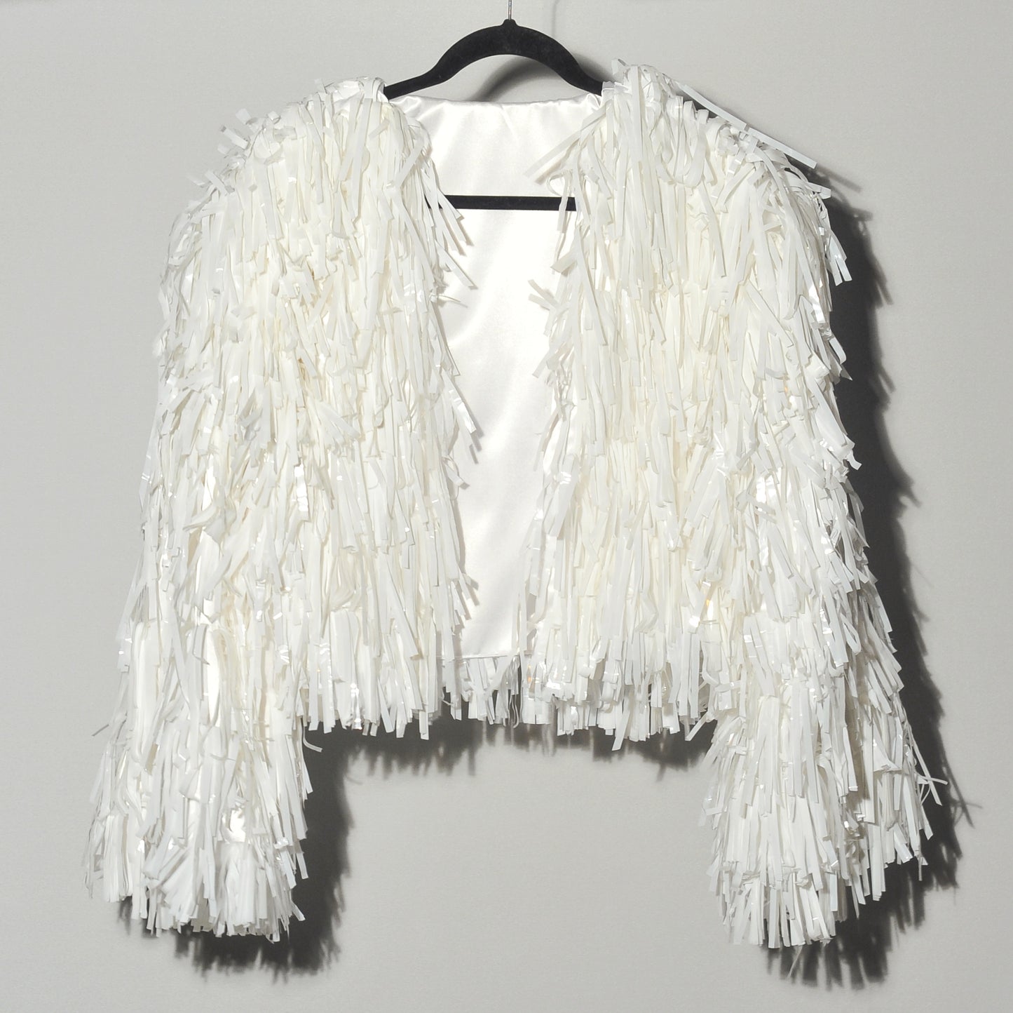 White Gloss Tinsel Jacket