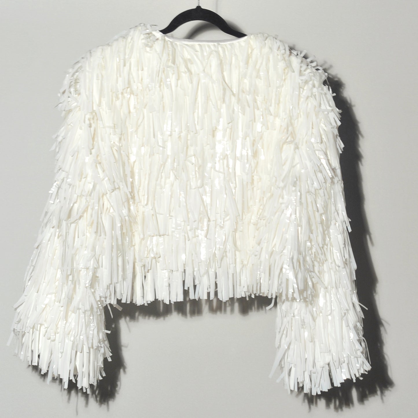 White Gloss Tinsel Jacket