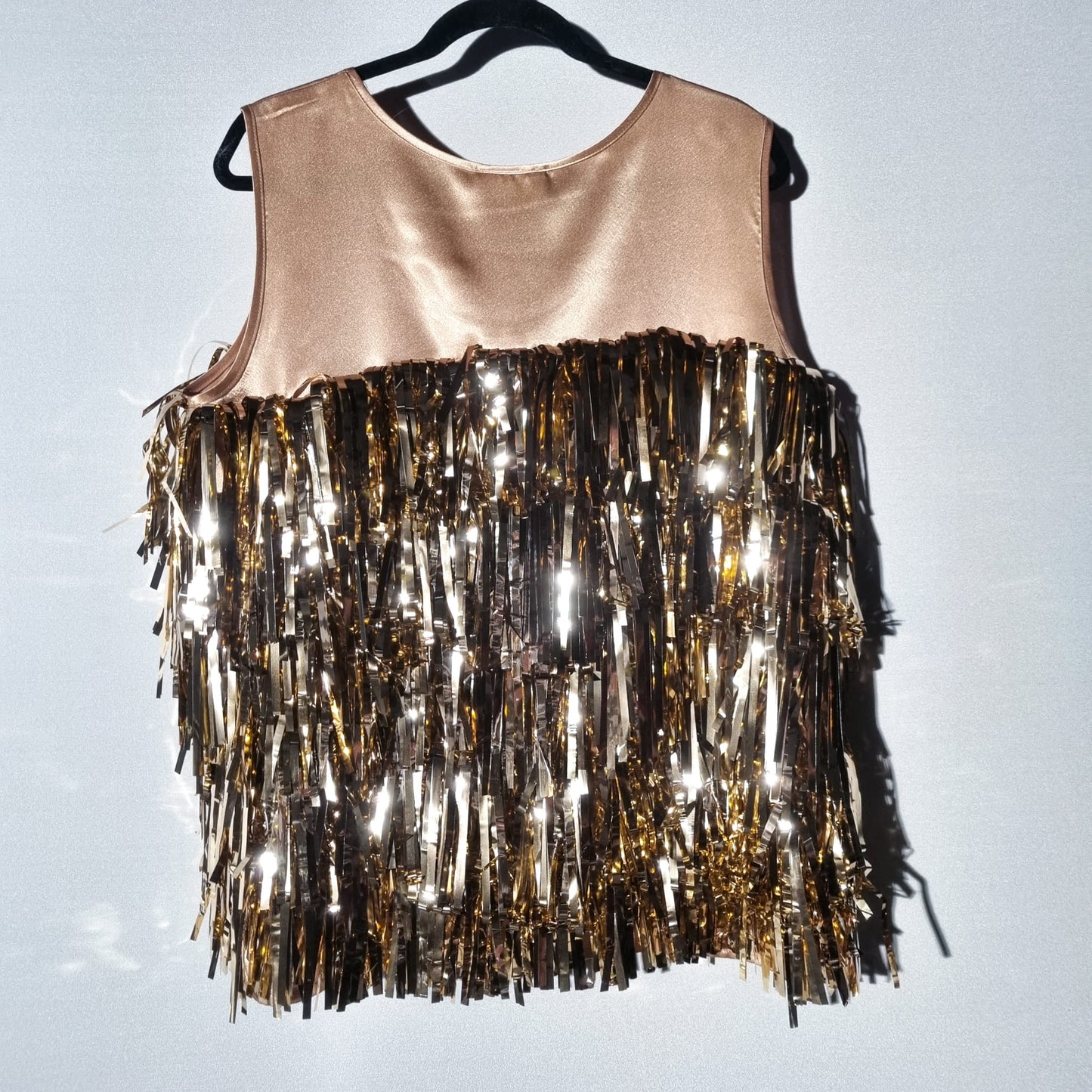 Metallic Gold Shine Tank