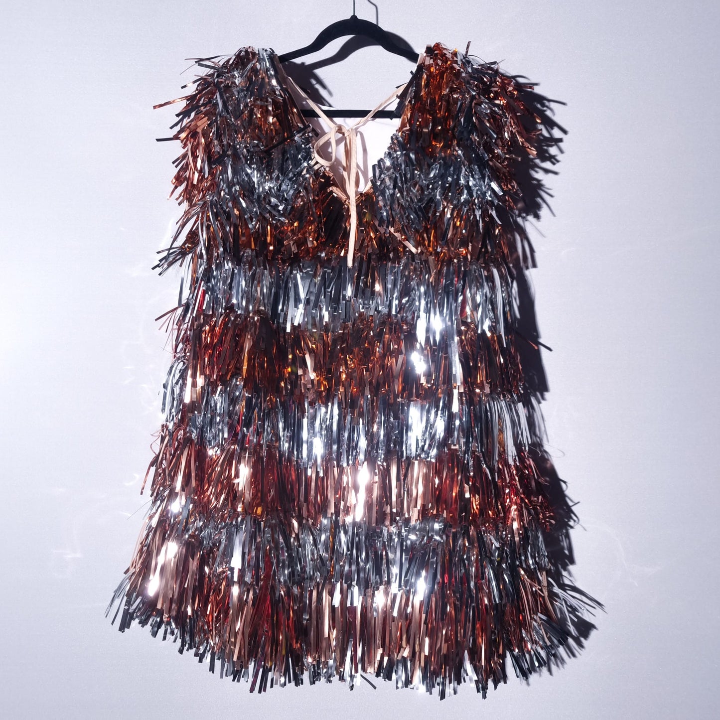 Rose Gold & Silver Tinsel Dress