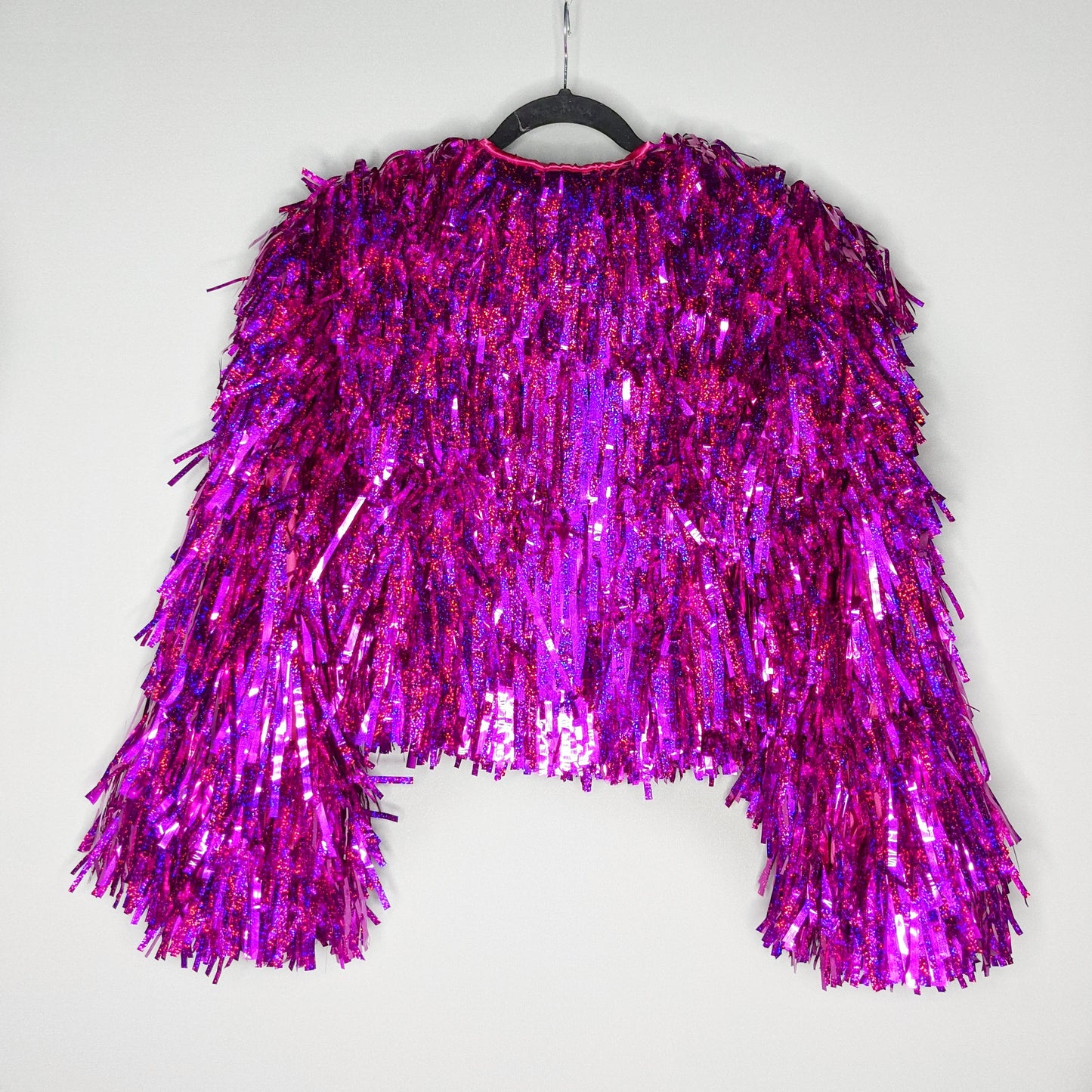 Magenta Sparkle Luxe Tinsel Jacket