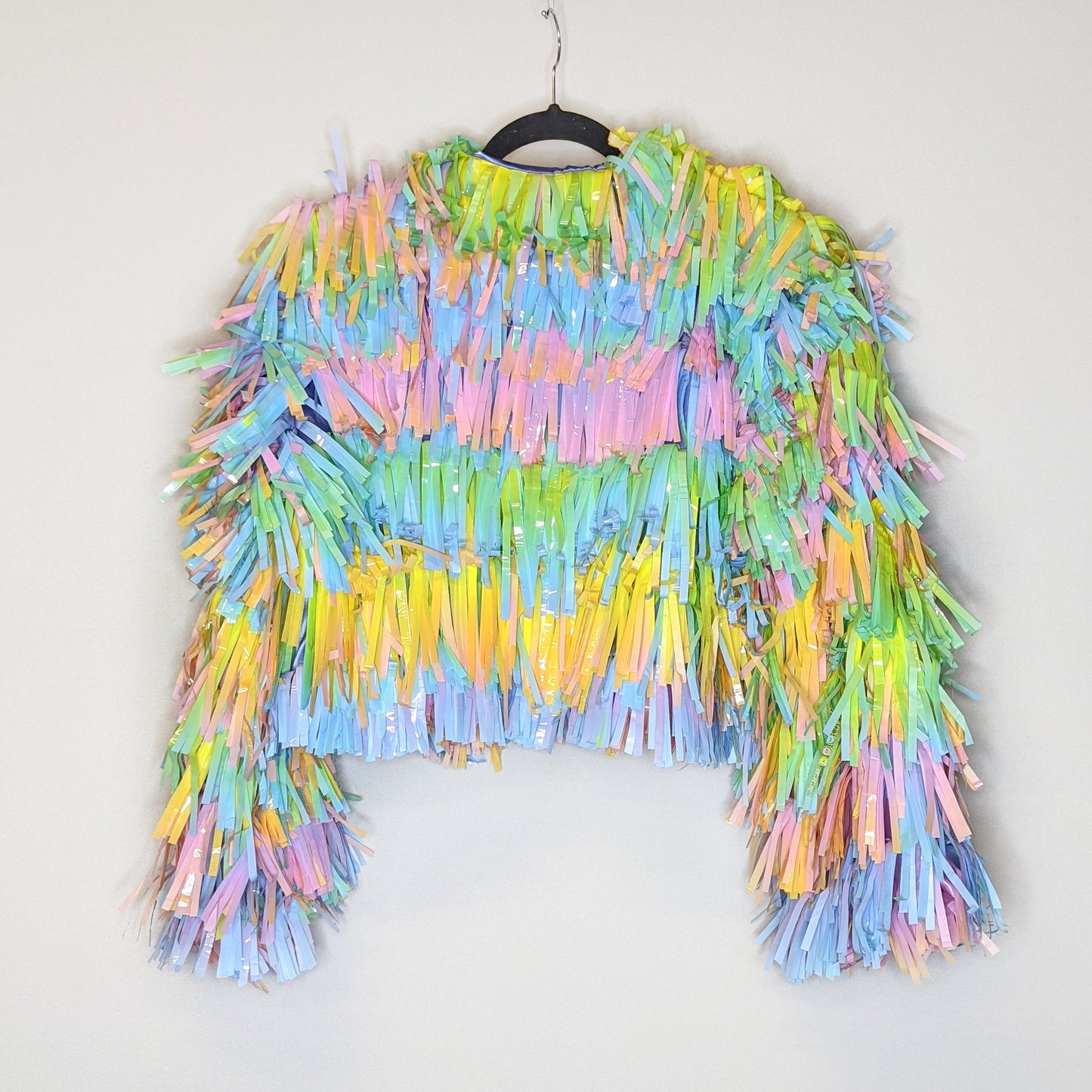 Pastel Rainbow Tinsel Jacket